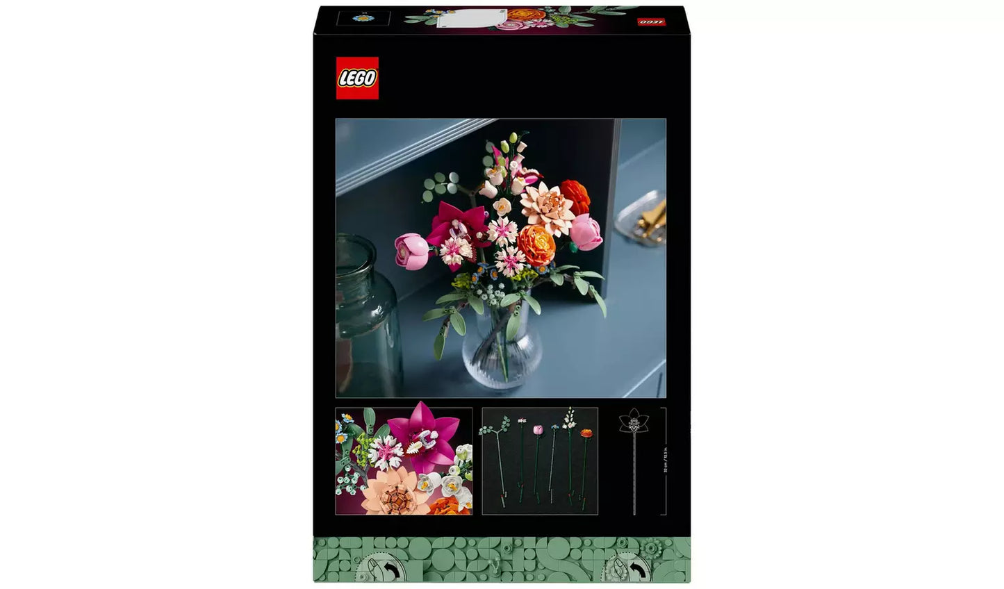 LEGO Botanicals Pretty Pink Flower Bouquet Decor Set 10342 | Ages 18+ | New LEGO