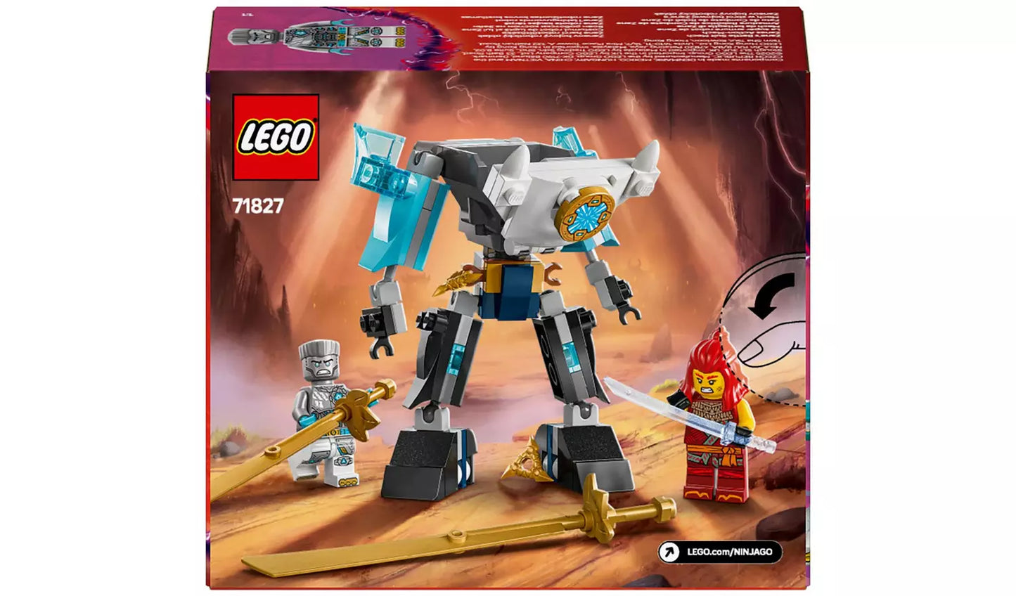 LEGO NINJAGO Zane's Battle Suit Mech Ninja Toy Set 71827 | Ages 6+ | New LEGO