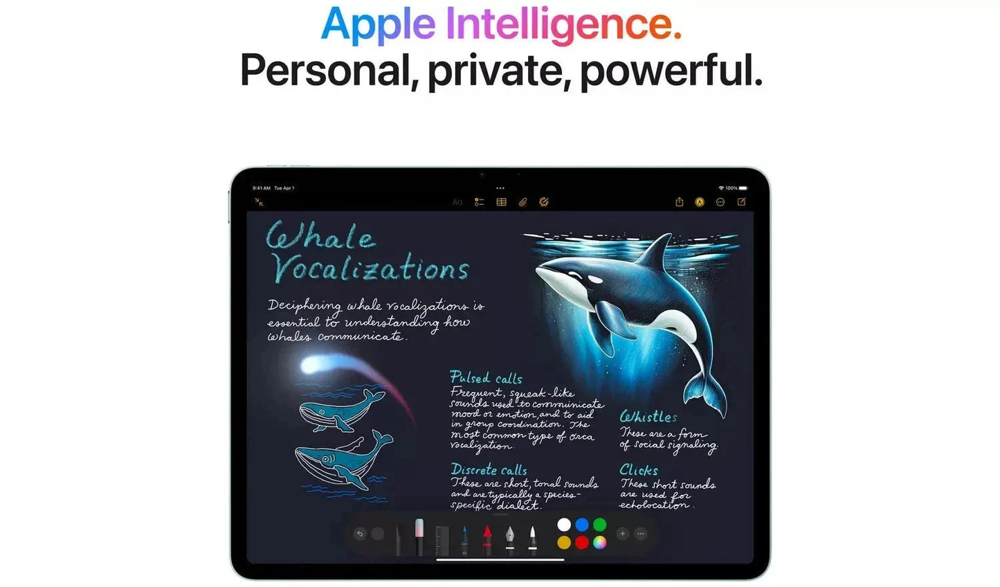 Apple iPad Air (2025) – 13" Wi-Fi Tablet, 256GB Storage, Blue (New) (Excellent Refurbished) Apple