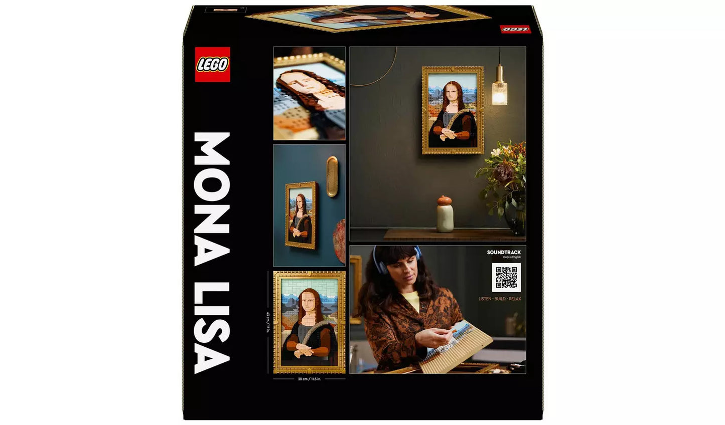 LEGO ART Mona Lisa Painting Building Set for Adults | Ages 18+ | Model 31213 | NEW LEGO