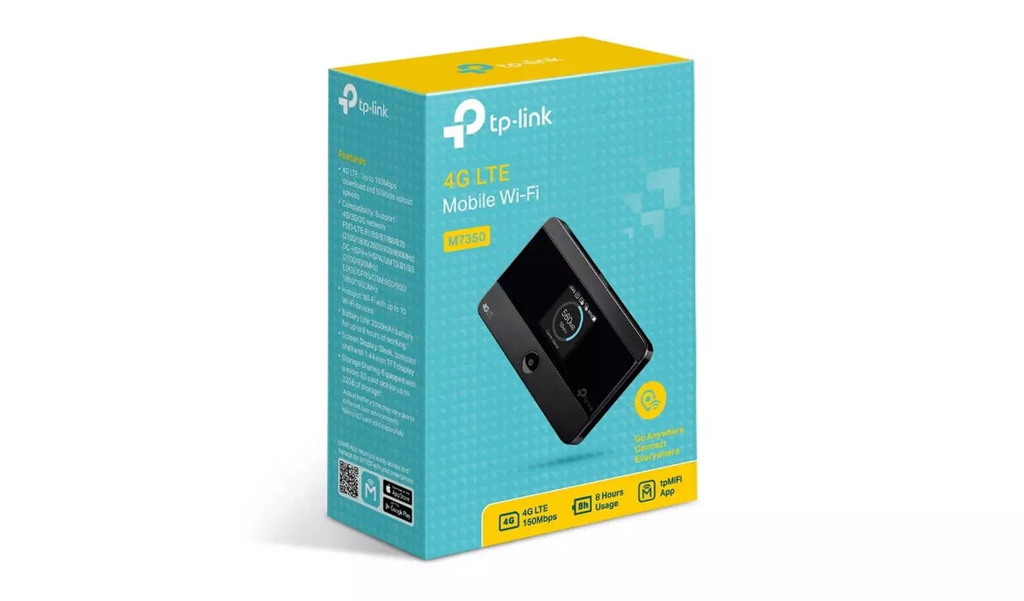 TP-Link M7350 Unlocked 4G LTE Portable Wi-Fi Hotspot with Screen TP Link