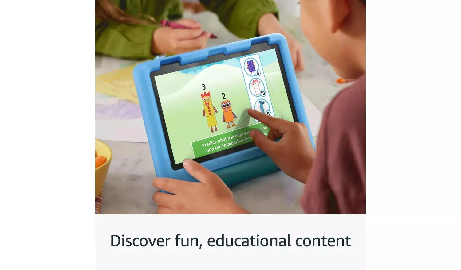 Amazon Fire HD 8 Kids – 8" Tablet, 32GB, Purple – Designed for Ages 3–7, (New) Amazon