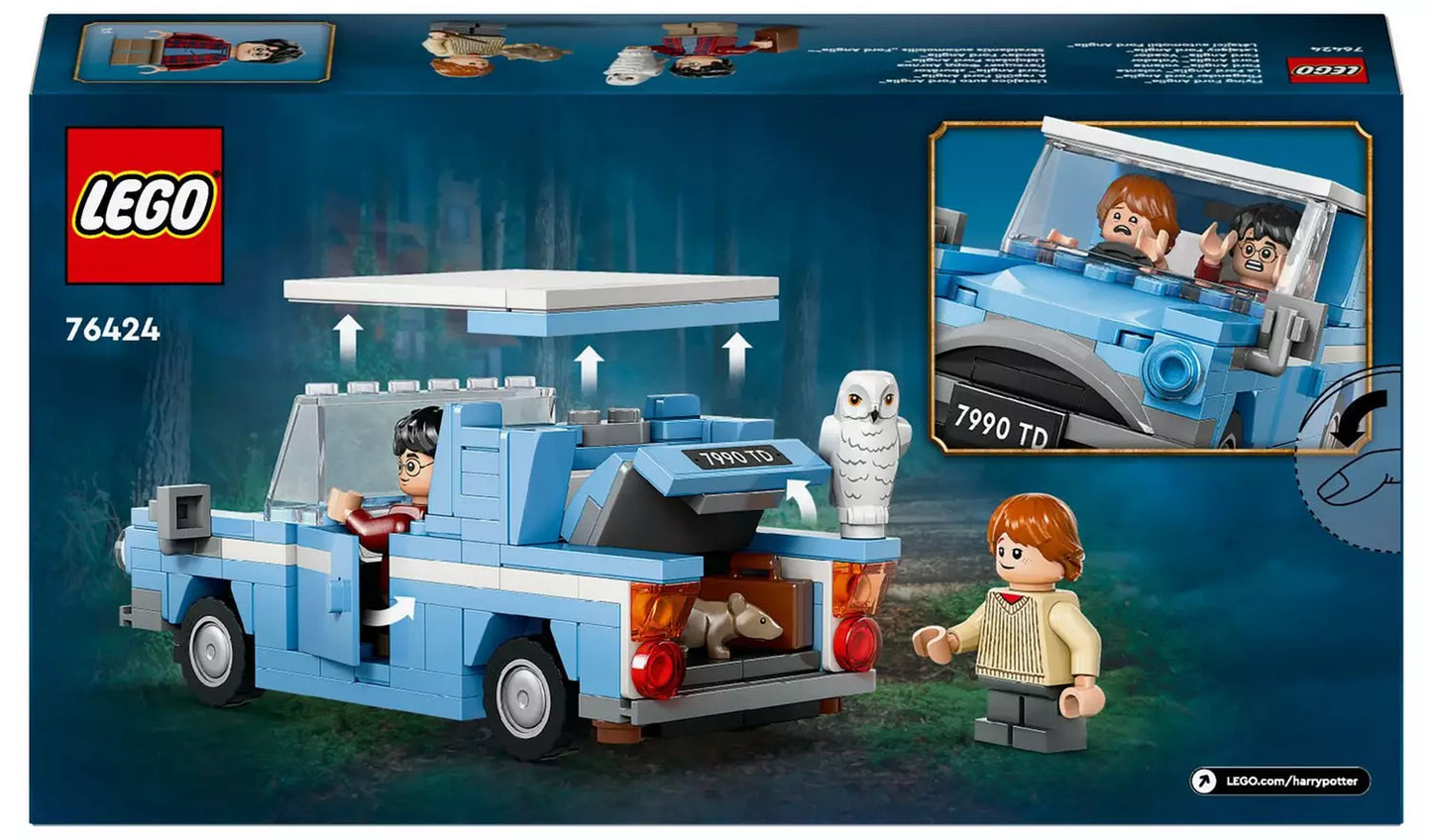 LEGO Harry Potter Flying Ford Anglia Car Toy Set | Ages 7+ | Model 76424 | New LEGO