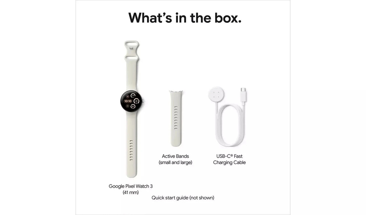 Google Pixel Watch 3 – 45mm Wi-Fi Smartwatch, Black (New) Google