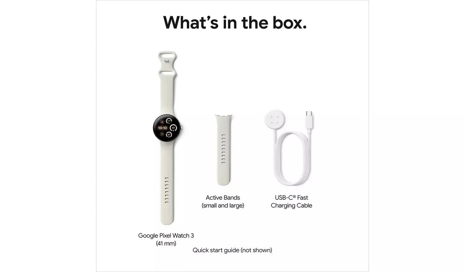 Google Pixel Watch 3 – 45mm Wi-Fi Smartwatch, Black (New) Google