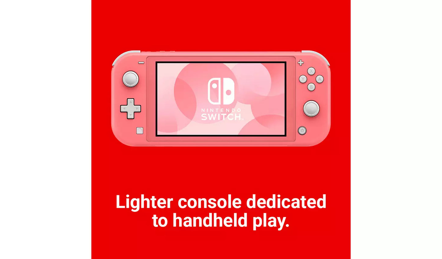 Nintendo Switch Lite Console Coral – Tested & Very Good Condition Nintendo