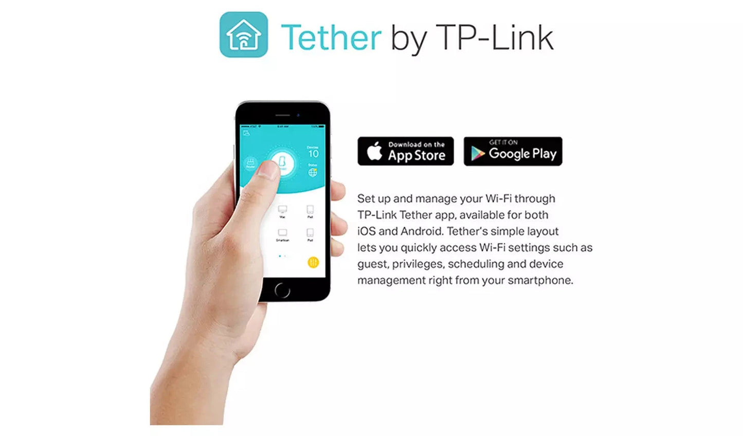 TP-Link RE200 AC750 Universal Wi-Fi Range Extender TP Link