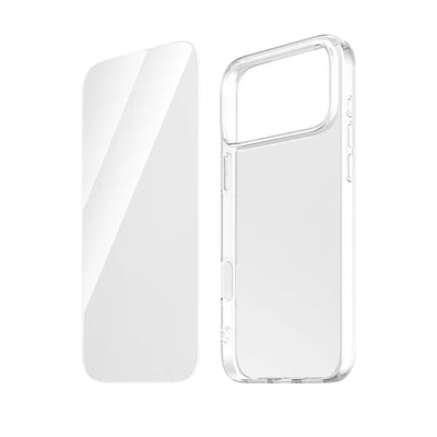 Funki Bundle Clear Case + Tempered Glass for iPhone 17 Pro Max Funki Fone
