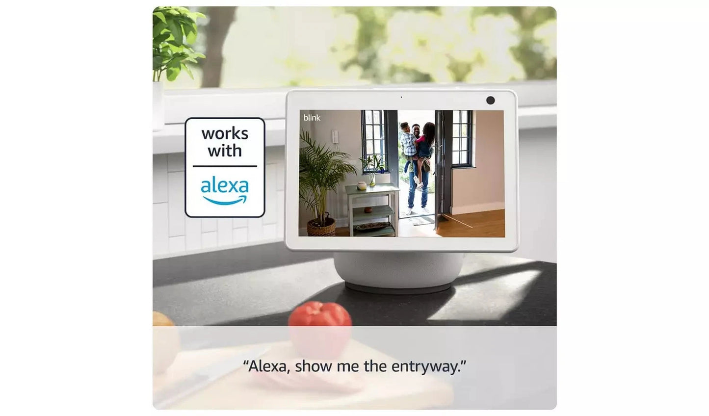 Blink Mini 2 Smart Security Camera + Weather-Resistant Adapter Blink