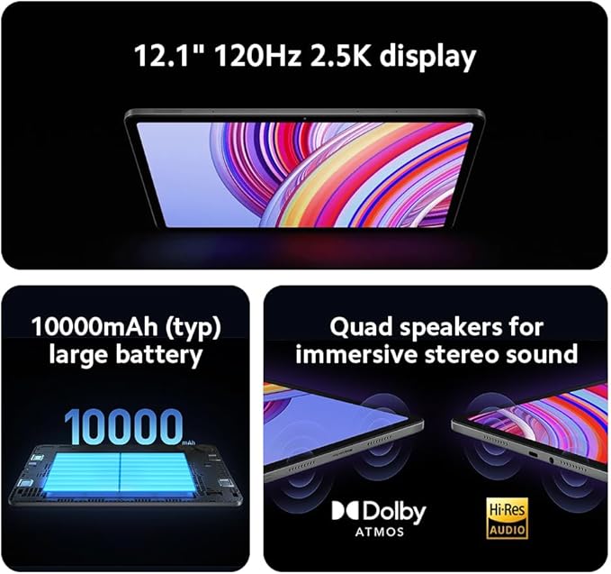 REDMI Pad 2 Pro 5G – 12.1-Inch 5G Tablet 128GB (New) Xiaomi