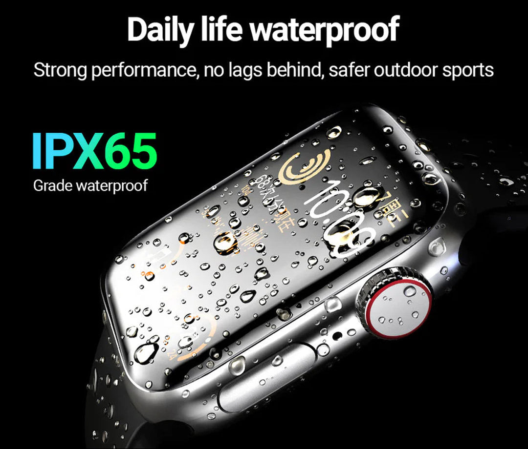 Smartwatch Compatible with Android & iOS – Fitness Tracker, Heart Rate Monitor, Notifications Funki Fone