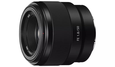 Sony FE 50mm f/1.8 Prime Lens (SEL50F18F) – E-Mount Portrait Lens (New) Sony