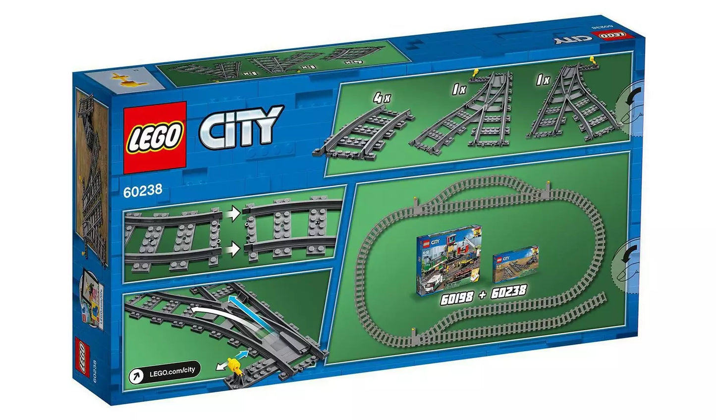 LEGO City Switch Tracks Set | Ages 5+ | Model 60238 | New LEGO