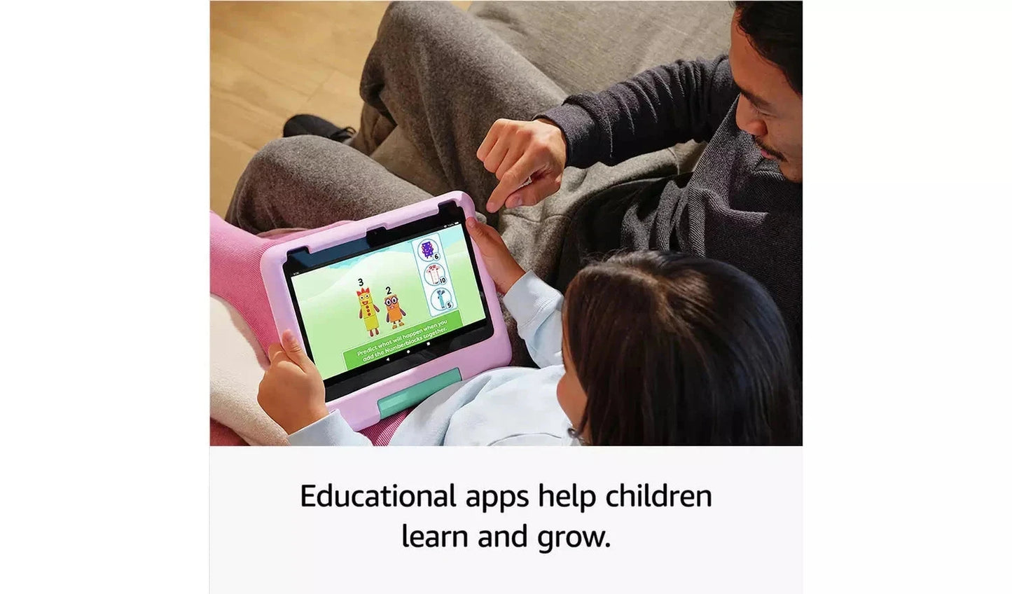 Amazon Fire HD 10 Kids (2023 Release) – 10.1" Tablet, 32GB, Green – Designed for Ages 3–7, (New) Amazon