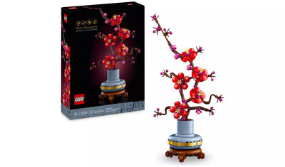 LEGO Icons Plum Blossom Flower Building Set for Adults | Ages 18+ | Model 10369 | NEW LEGO