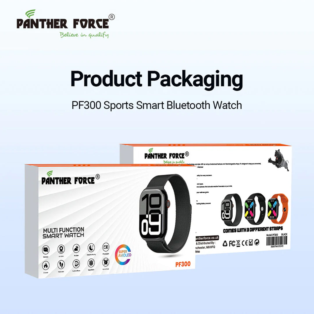 The PANTHERFORCE Smartwatch (PF300) Panther Force