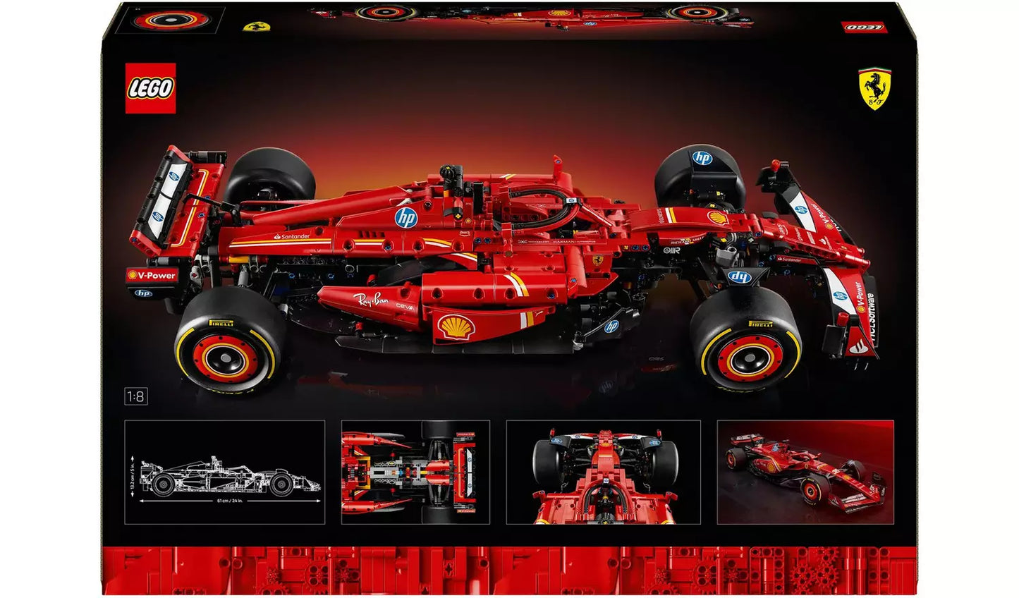 LEGO Technic Ferrari SF-24 F1 Car Model Kit for Adults | Ages 18+ | Model 42207 | NEW LEGO