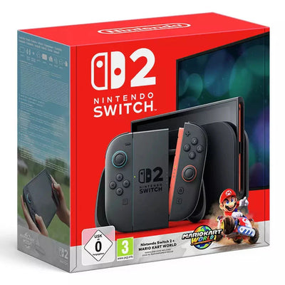 Nintendo Switch 2 Console - Black - Mario Kart World Bundle (New) Nintendo