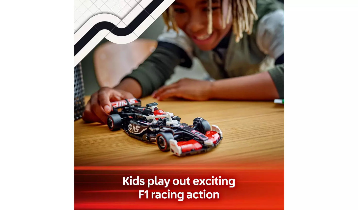 LEGO Speed Champions MoneyGram Haas F1 VF-24 Race Car Toy | Ages 10+ | Model 77250 | New LEGO