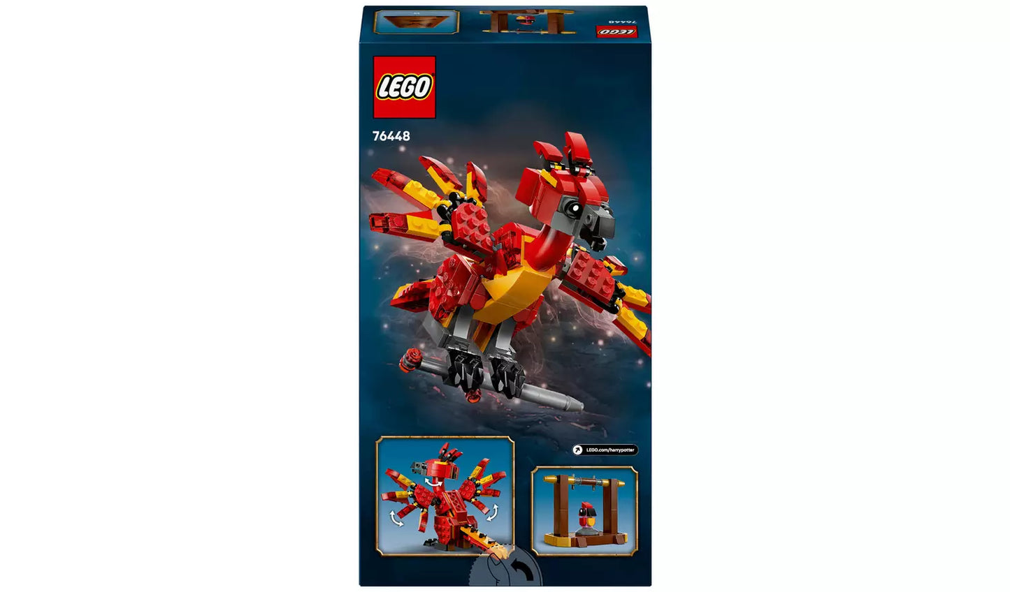 LEGO Harry Potter Fawkes Dumbledore’s Phoenix Toy Gift | Ages 8+ | Model 76448 | New LEGO