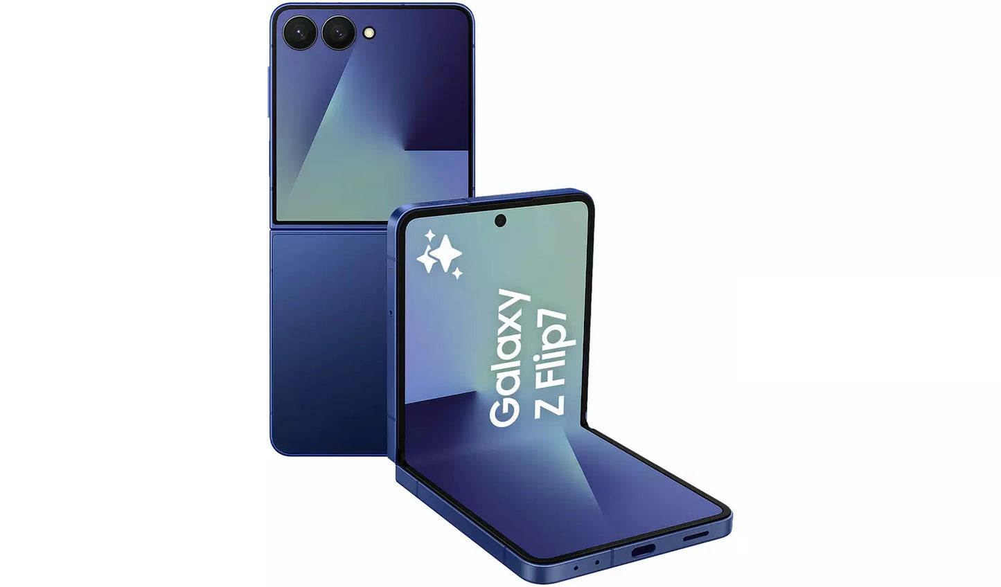 Samsung Galaxy Z Flip7 5G 256GB Blue – SIM Free AI Smartphone (New)