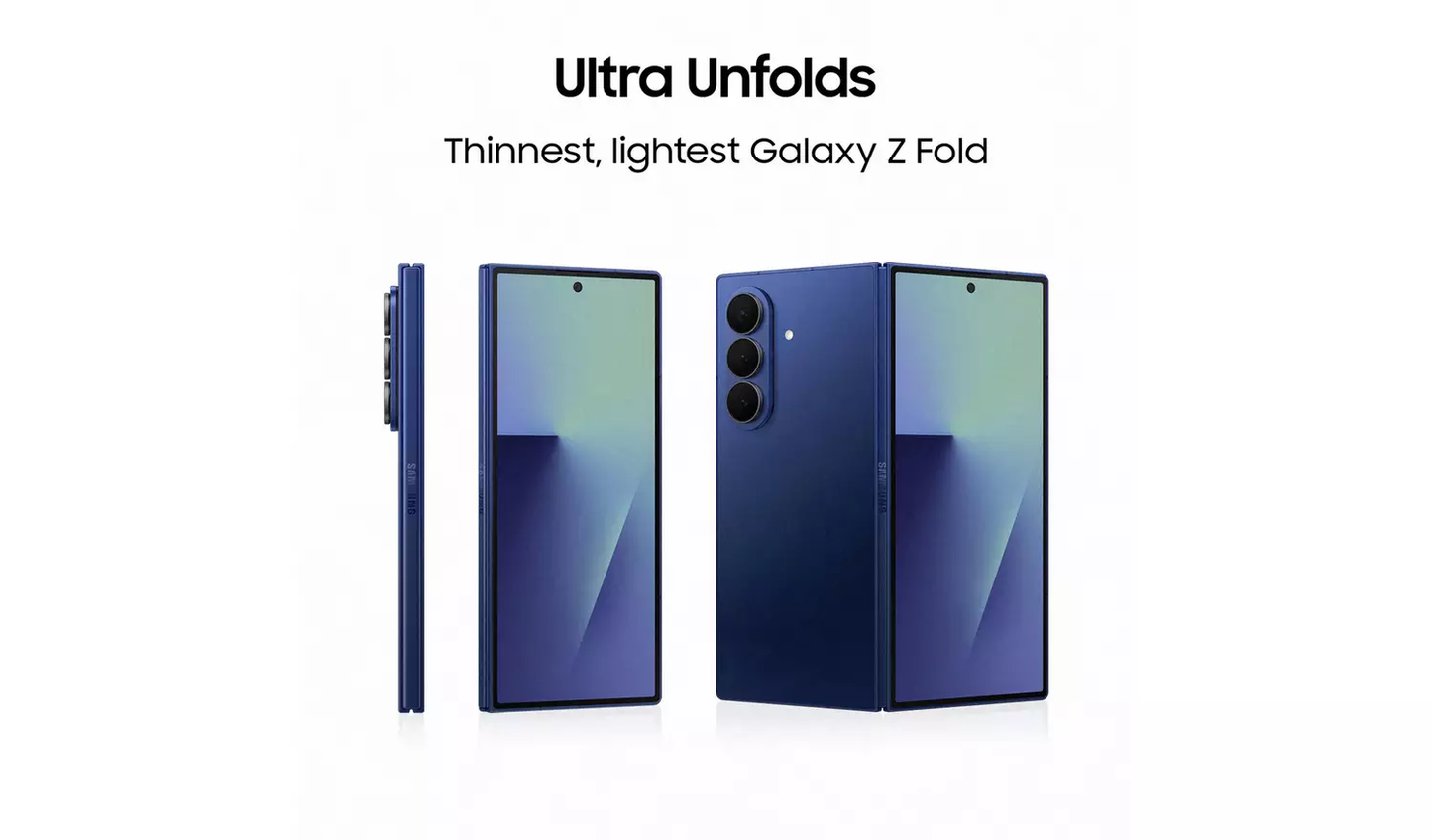 Samsung Galaxy Z Fold7 5G (256GB Blue) SIM Free AI Smartphone (New)