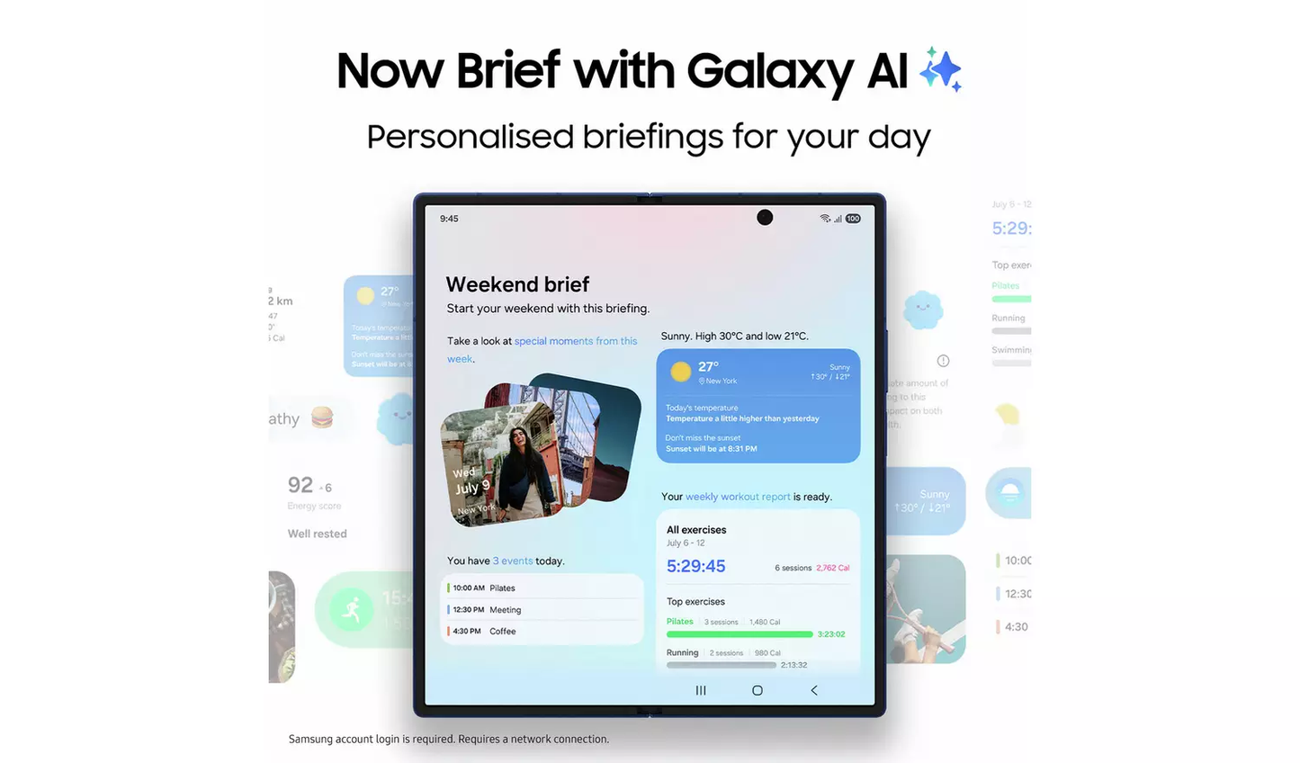 Samsung Galaxy Z Fold7 5G (1TB, Black) SIM Free AI Smartphone (New) Samsung