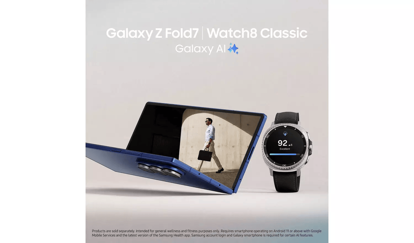 Samsung Galaxy Z Fold7 5G (256GB Blue) SIM Free AI Smartphone (New)