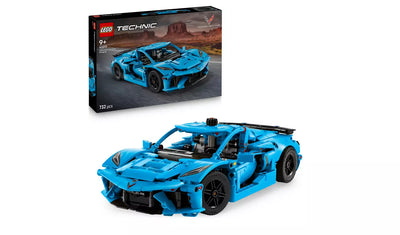 LEGO Technic Chevrolet Corvette Stingray Blue Car Toy | Ages 9+ | Model 42217 | New LEGO