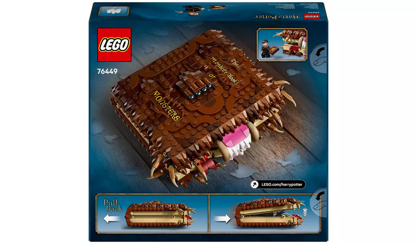 LEGO Harry Potter Chomping Monster Book of Monsters | Ages 9+ | Model 76449 | New LEGO