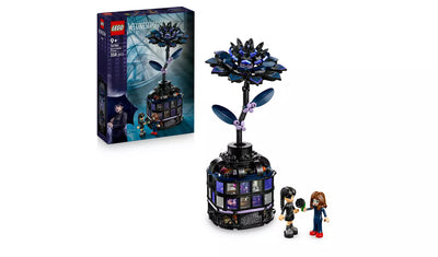 LEGO Wednesday Black Dahlia Flower Toy with Mini Dolls | Ages 9+ | Model 76784 | New LEGO