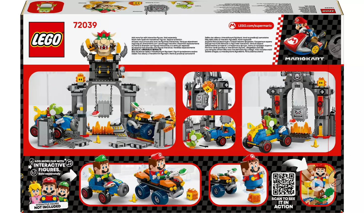 LEGO Super Mario: Mario Kart – Bowser’s Castle Toy | Ages 9+ | Model 72039 | 1068 Pieces | New LEGO