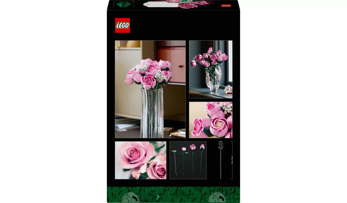 LEGO Botanicals Bouquet of Pink Roses 10374 | Ages 18+ | New LEGO
