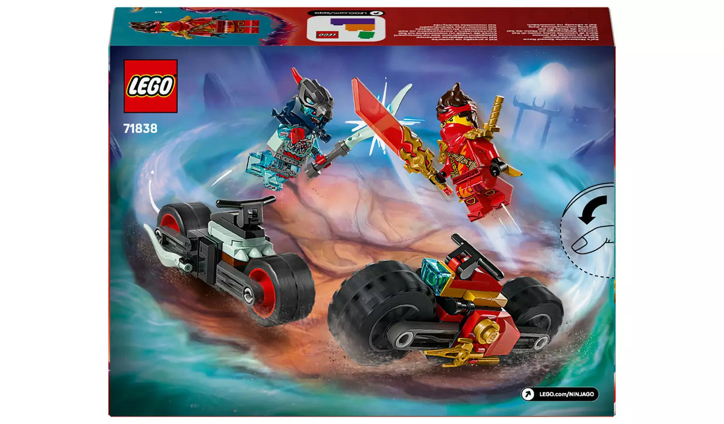 LEGO NINJAGO Kai’s Motorcycle Speed Race Building Toy | Ages 6+ | Model 71838 | New LEGO