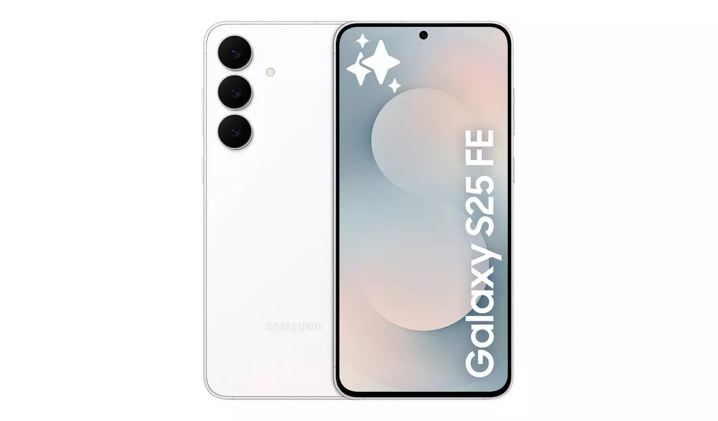 Samsung Galaxy S25 FE 256GB White – SIM Free AI Smartphone (New)