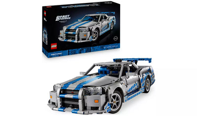 LEGO Technic 2 Fast 2 Furious Nissan Skyline GT-R R34 Car Set | Ages 18+ | Model 42210 | NEW LEGO
