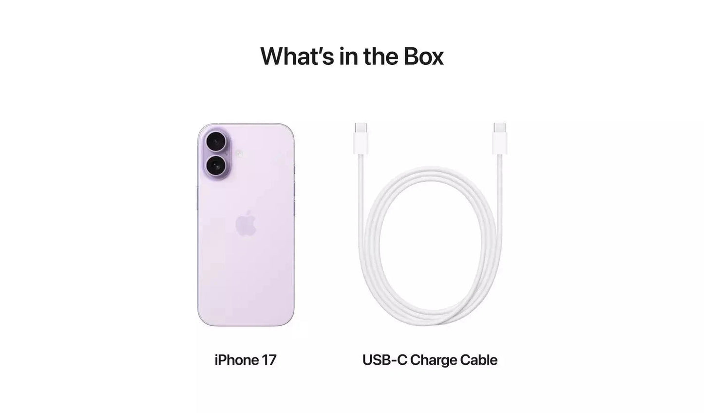 iPhone 17 5G 512GB Lavender – SIM-Free Unlocked AI Mobile Phone (Brand New) Apple