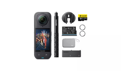Insta360 X5 Action Camera Bundle – Black (New) Insta360