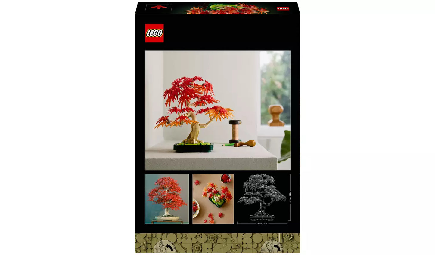 LEGO Botanicals Japanese Red Maple Bonsai Tree DIY Set 10348 | Ages 18+ | New LEGO