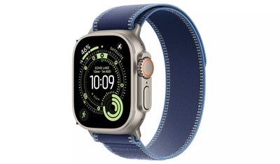 Apple Watch Ultra 3 GPS+Cell 49mm Charcoal Trail Loop - (New) Bright Blue Trail Apple