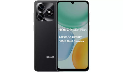 HONOR X5c Plus 64GB AI Mobile Phone – Midnight Black Unlocked Smartphone (New) Honor