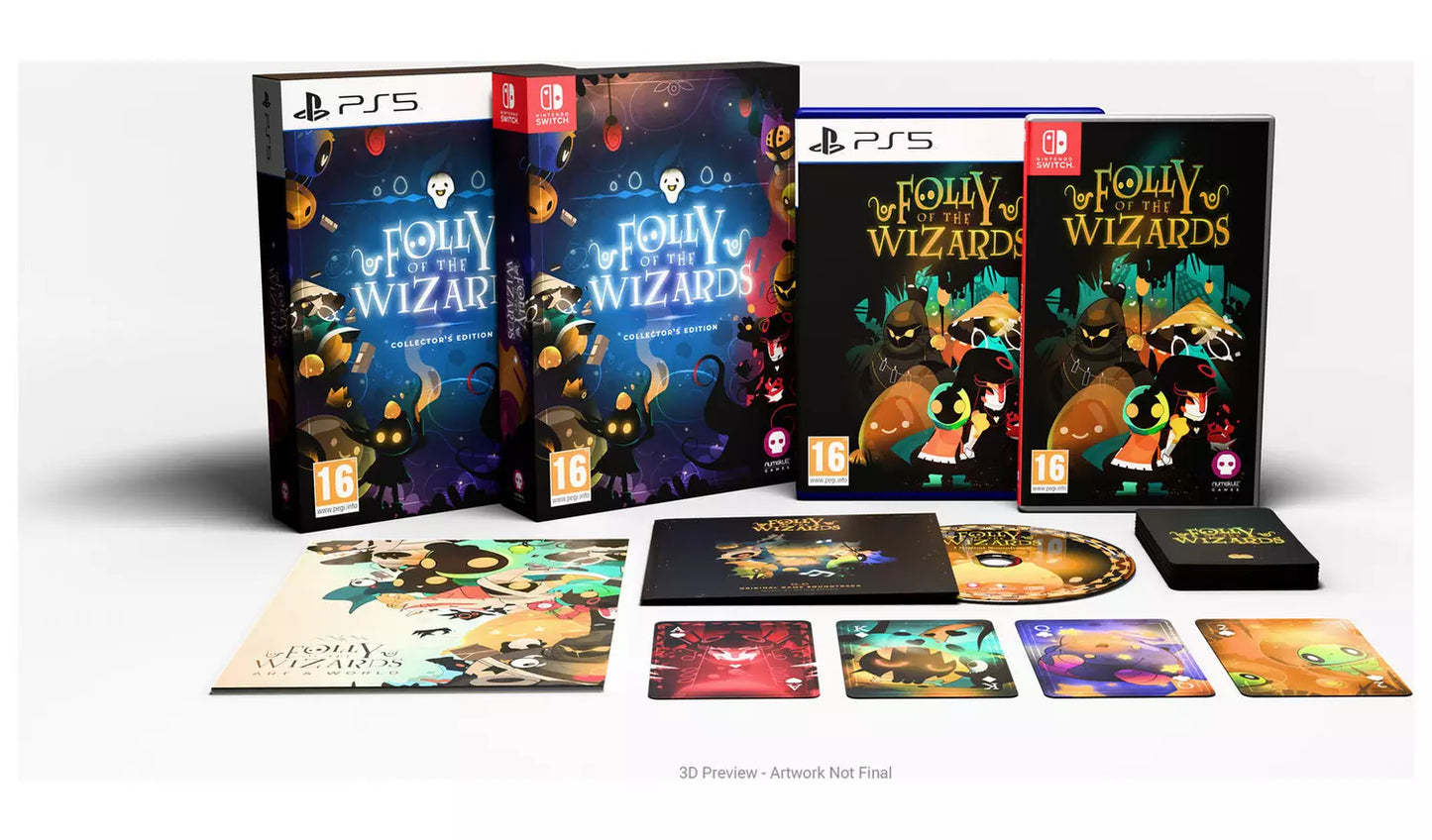 Folly Of The Wizards Collector's Edn – Nintendo Switch Game | 16+ (New) Nintendo