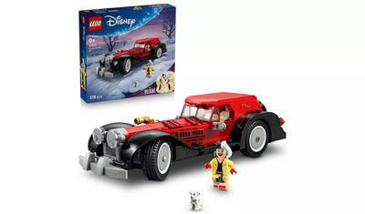 LEGO Disney Cruella De Vil’s Car Building Set | Ages 9+ | Model 43277 | New LEGO