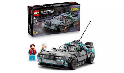 LEGO Speed Champions Back to the Future Time Machine Car Toy Set | Ages 9+ | Model 77256 | New LEGO