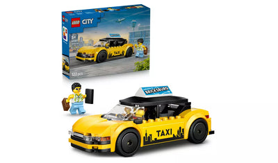 LEGO City Yellow Taxi Toy Car with Minifigures Set | Ages 5+ | Model 60487 | NEW LEGO