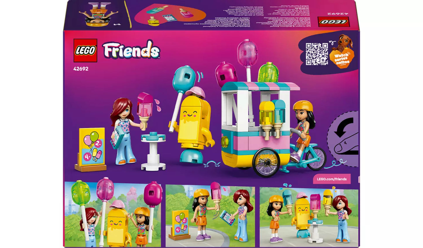 LEGO Friends Ice Cream & Balloon Stand with Bike Toy | Ages 6+ | Model 42692 | New LEGO