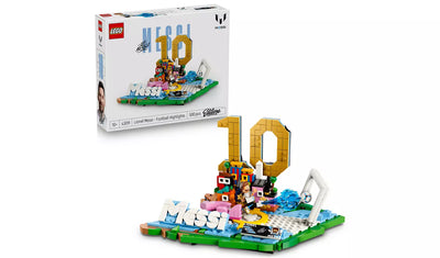LEGO Editions Lionel Messi Football Highlights Display Set | Ages 10+ | Model 43011 | New LEGO