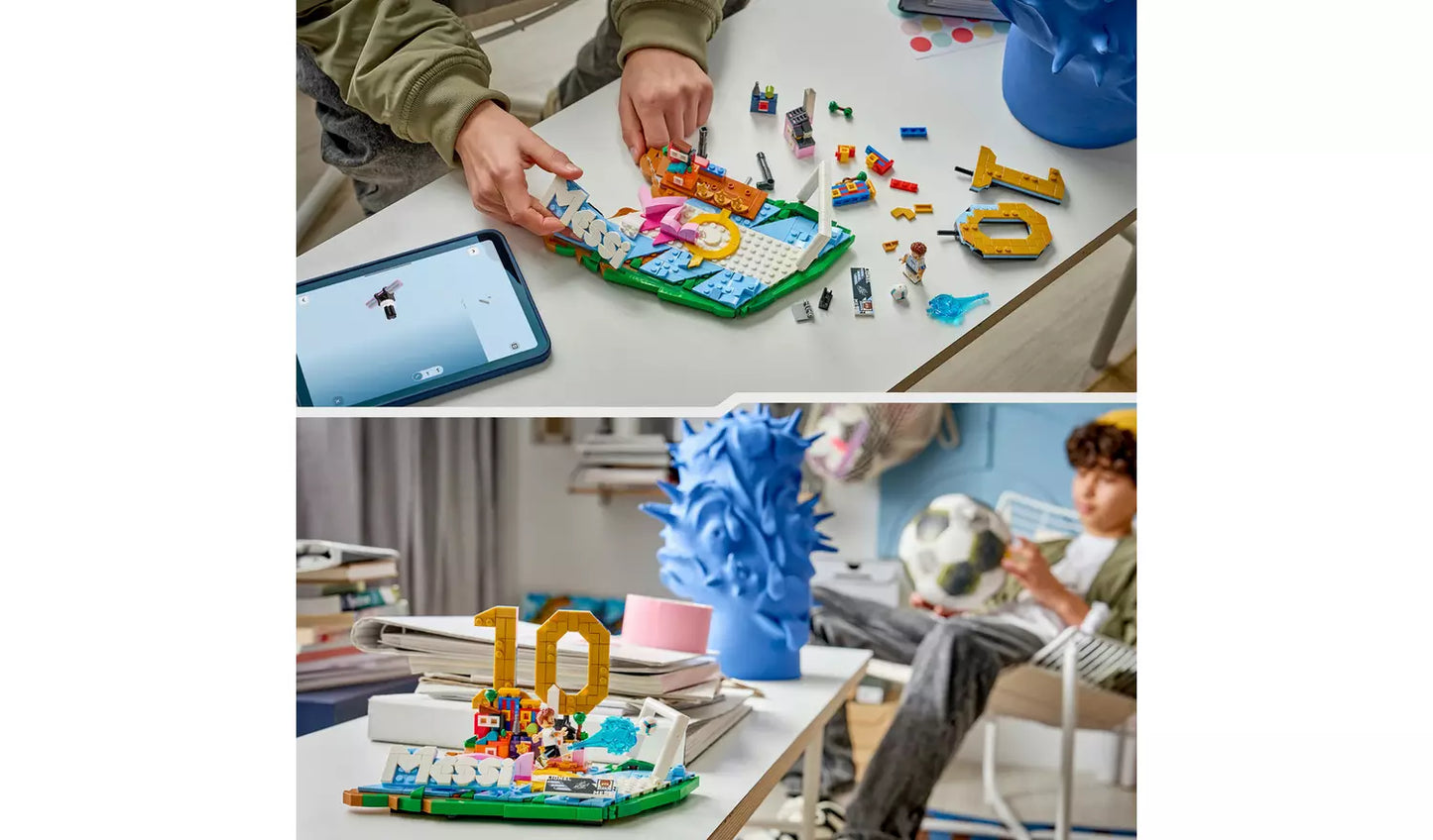 LEGO Editions Lionel Messi Football Highlights Display Set | Ages 10+ | Model 43011 | New LEGO
