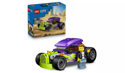 LEGO City Hot Rod Race Car Toy Model Kit for Kids | Ages 5+ | Model 60485 | New LEGO