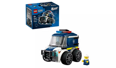 LEGO City Rides – Police Truck Toy with Minifigure | Ages 5+ | Model 60481 | New LEGO